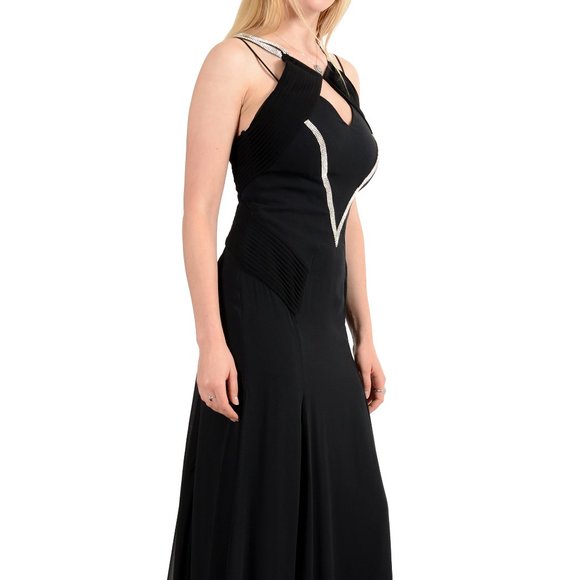 Versace 100% Silk Sleeveless Maxi Evening Dress - Picture 3 of 8